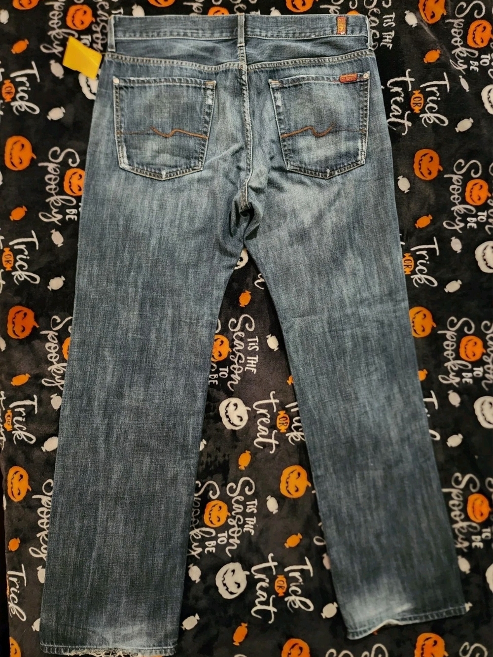 7 For All Mankind Austyn Jeans Mens 36 Made in USA 100% Cotton Relaxed Straight